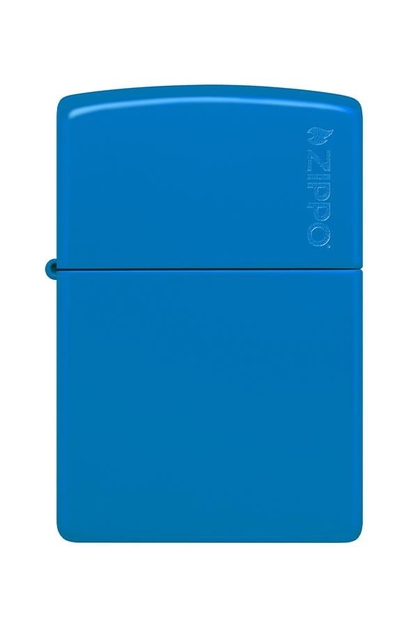 TR7582,Zippo Çakmak Sky Blue Zippo Logo 48628ZL-103374