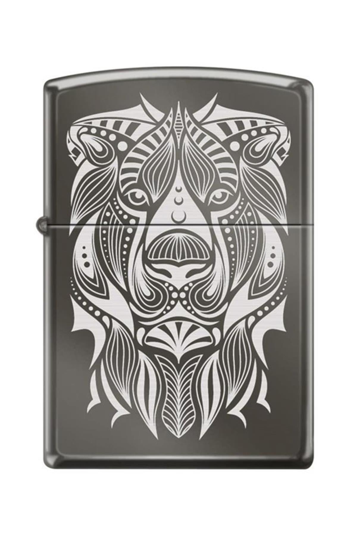 TR5336,Zippo Çakmak 150-102079 Lion Tattoo Design