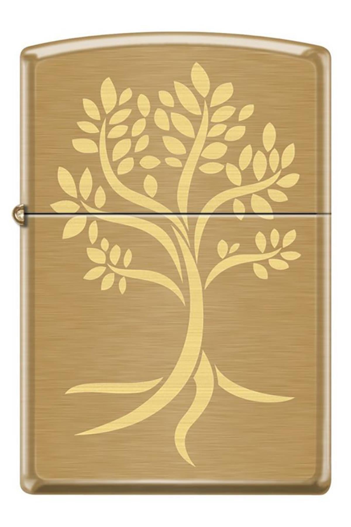 TR6241,Zippo Çakmak 204B-107346 Tree Of Life Design