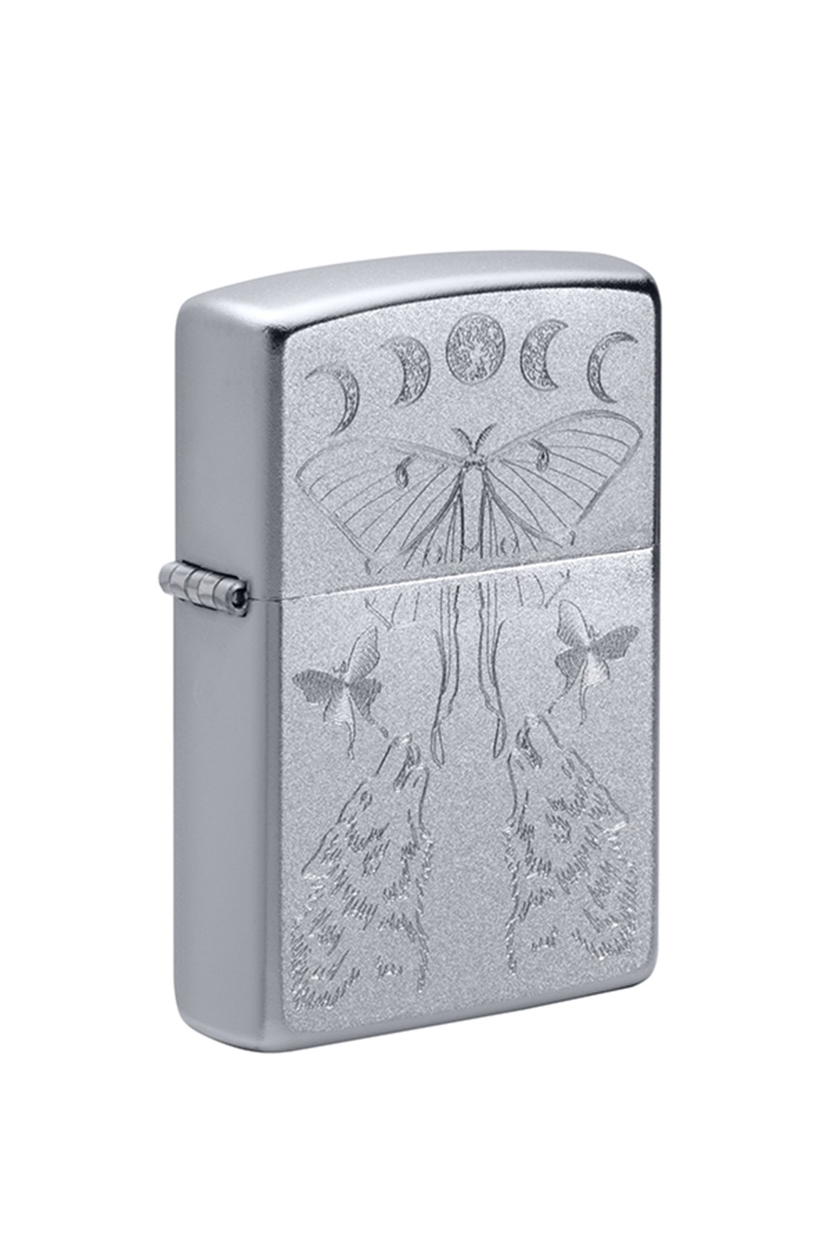 TR5016,Zippo Çakmak 205 21 Pfspr Butterfly & Wolf Design 49591