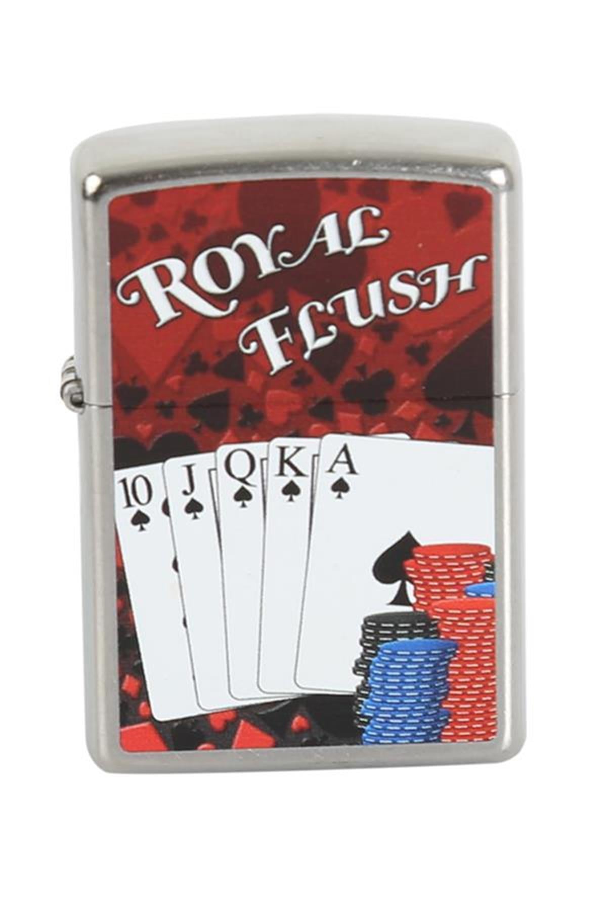 TR5456,Zippo Çakmak 207-005343 ROYAL FLUSH