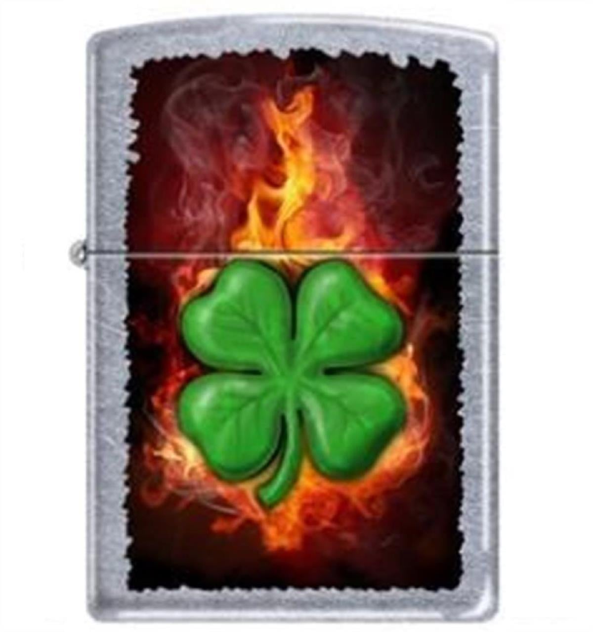 TR2780,Zippo Çakmak 207 Burning Clover 207-048637