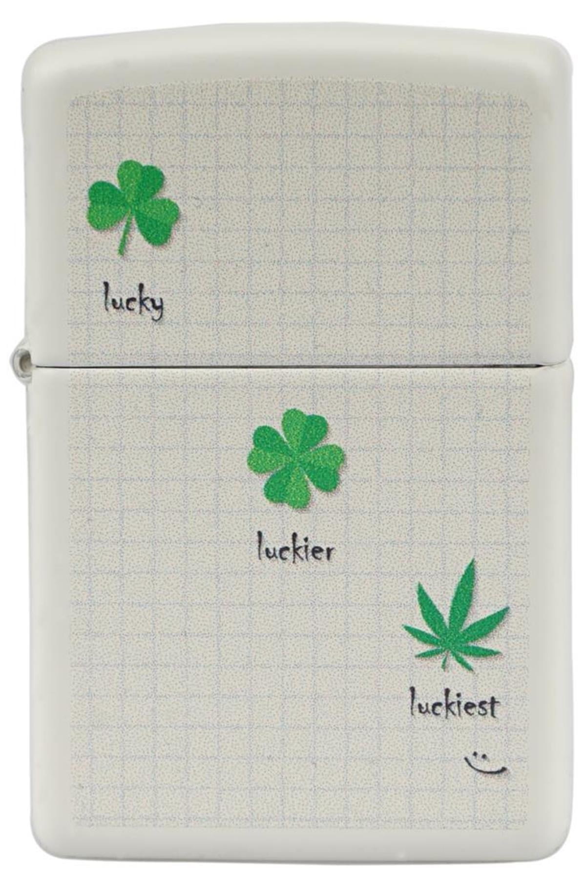 TR5662,Zippo Çakmak 207 Lucky Weed Design