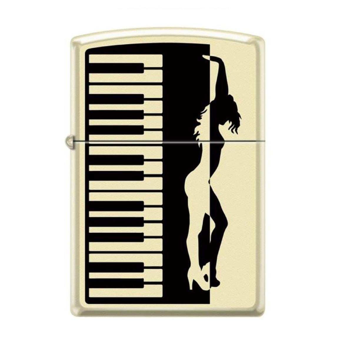 TR3301,Zippo Çakmak 216 Piano Key Girl 216-062505