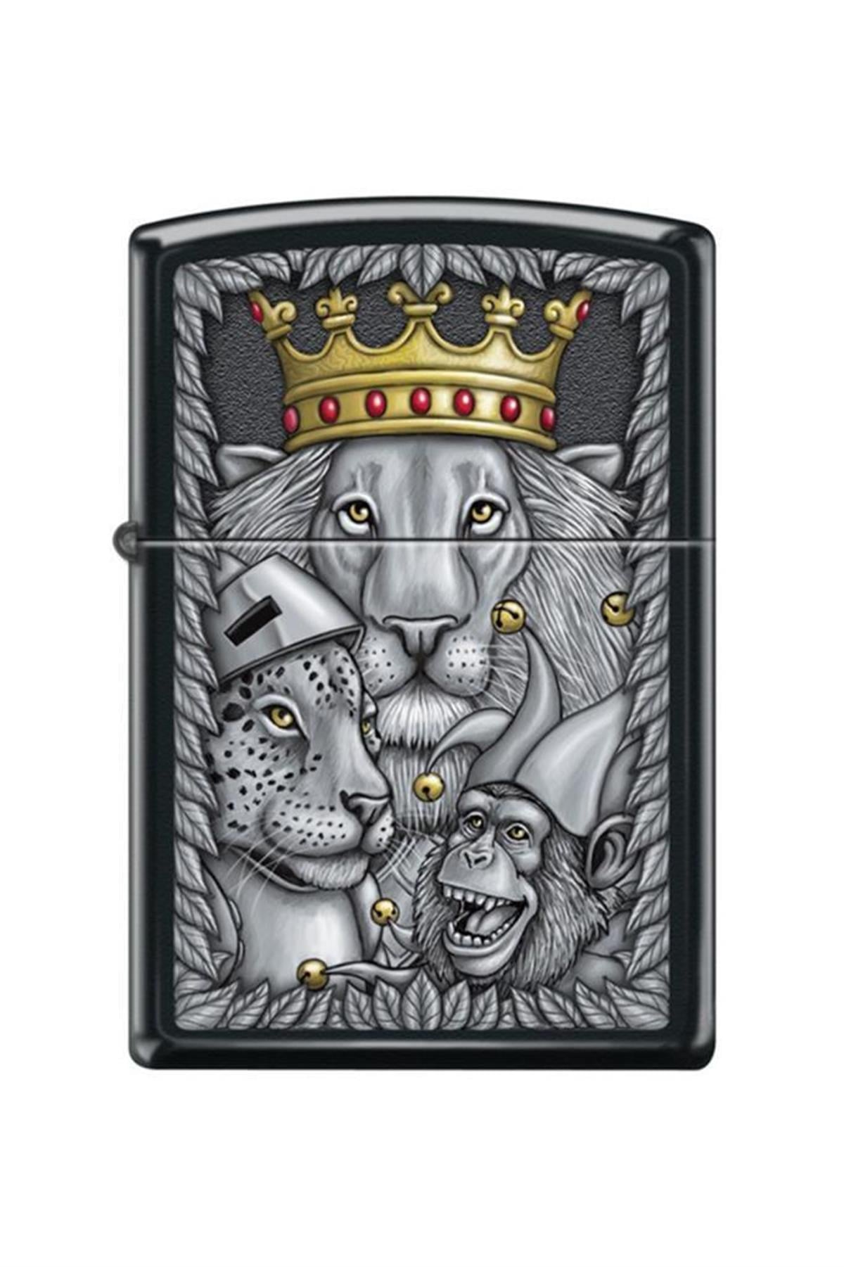 TR5329,Zippo Çakmak 218-102055 Lion Design