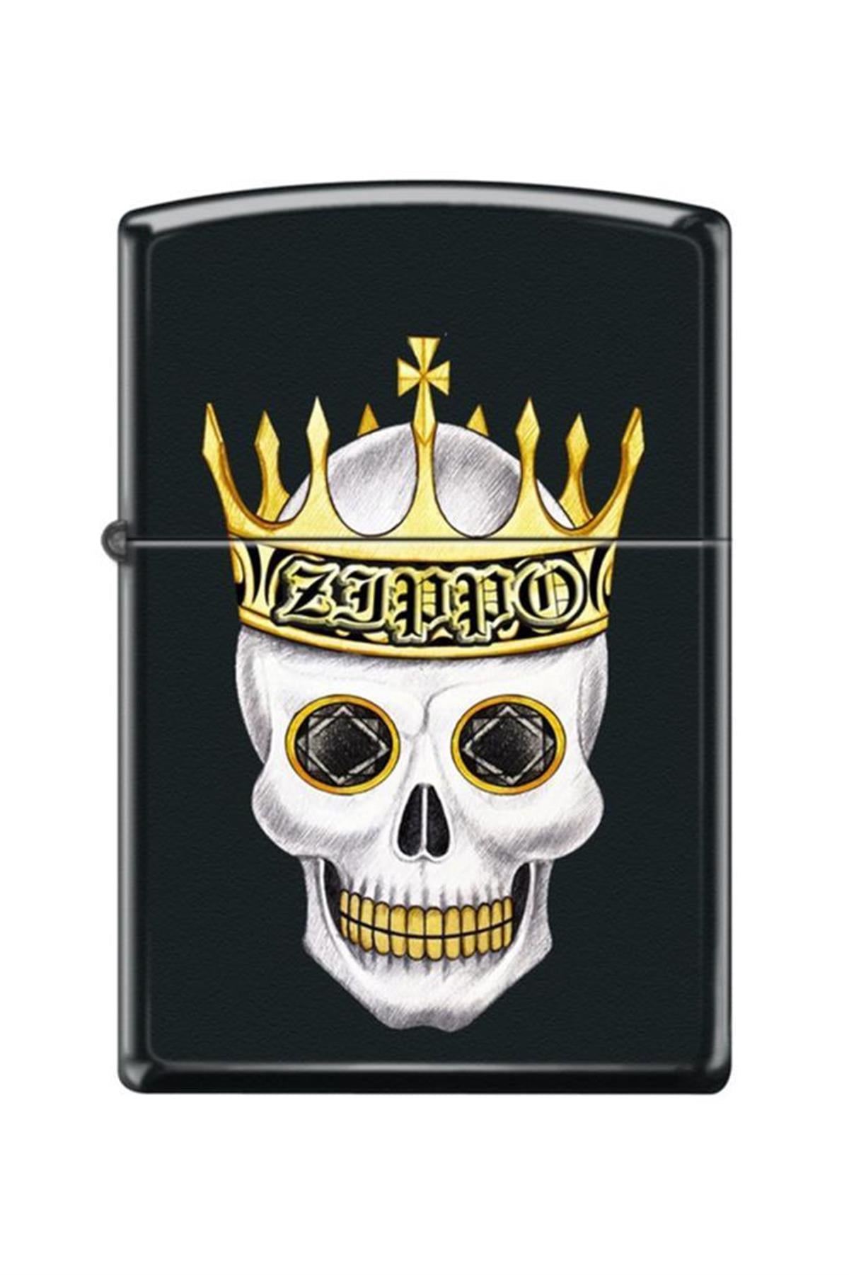 TR5319,Zippo Çakmak 218-102063 King Skull