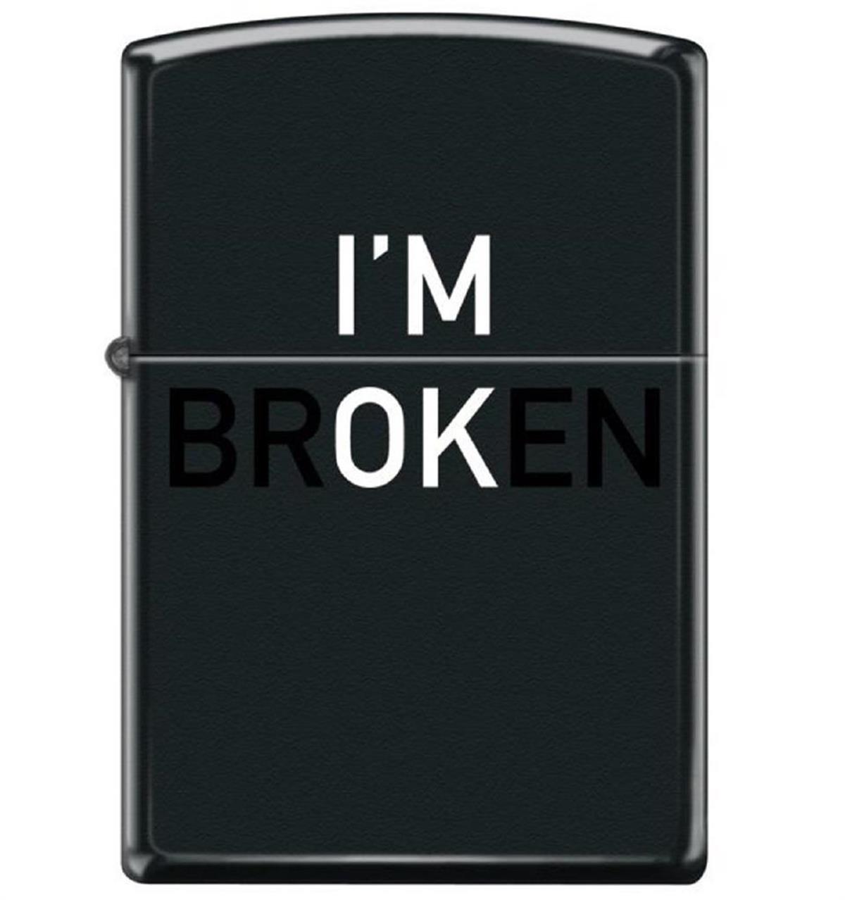 TR2777,Zippo Çakmak 218 i'M Ok Design 218-088020