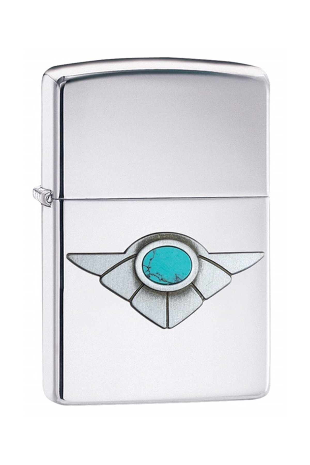 TR4421,Zippo Çakmak 250-057701 Winged Turquoise