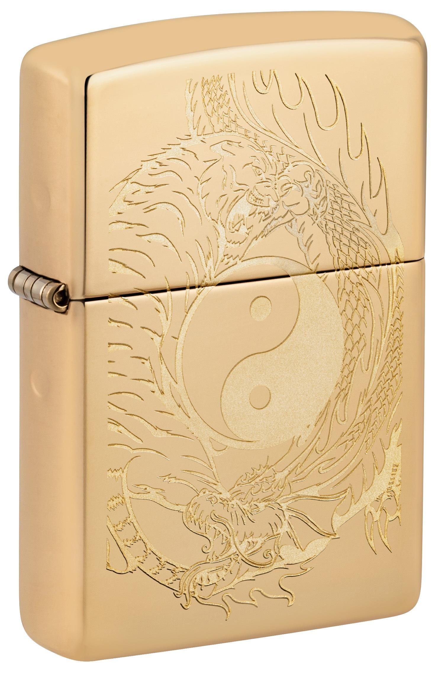TR8519,Zippo Çakmak 254B Tiger Dragon Design 49024-073188