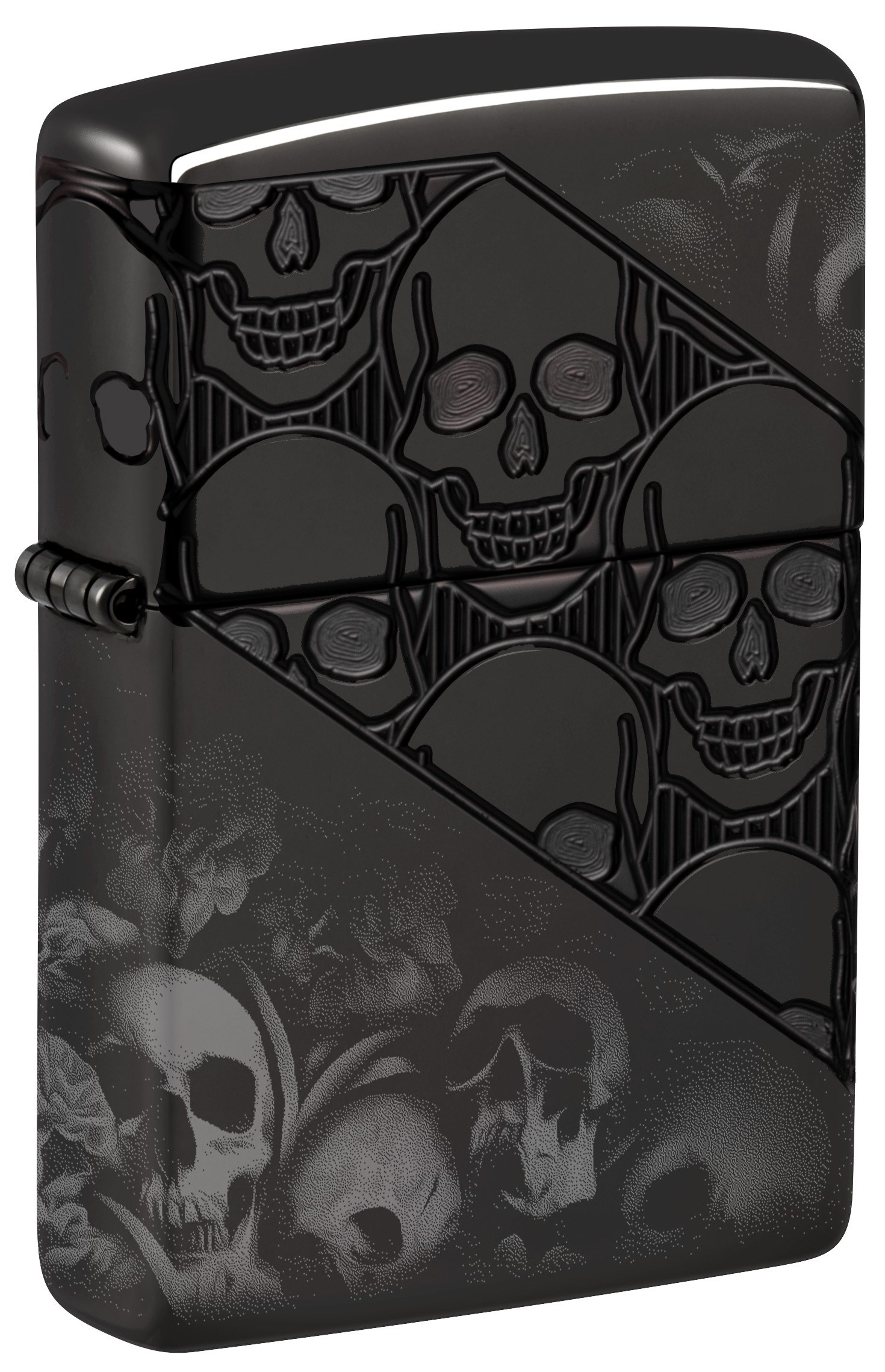 ZP1001,Zippo Çakmak 46362 Skulls Design 46751-119955