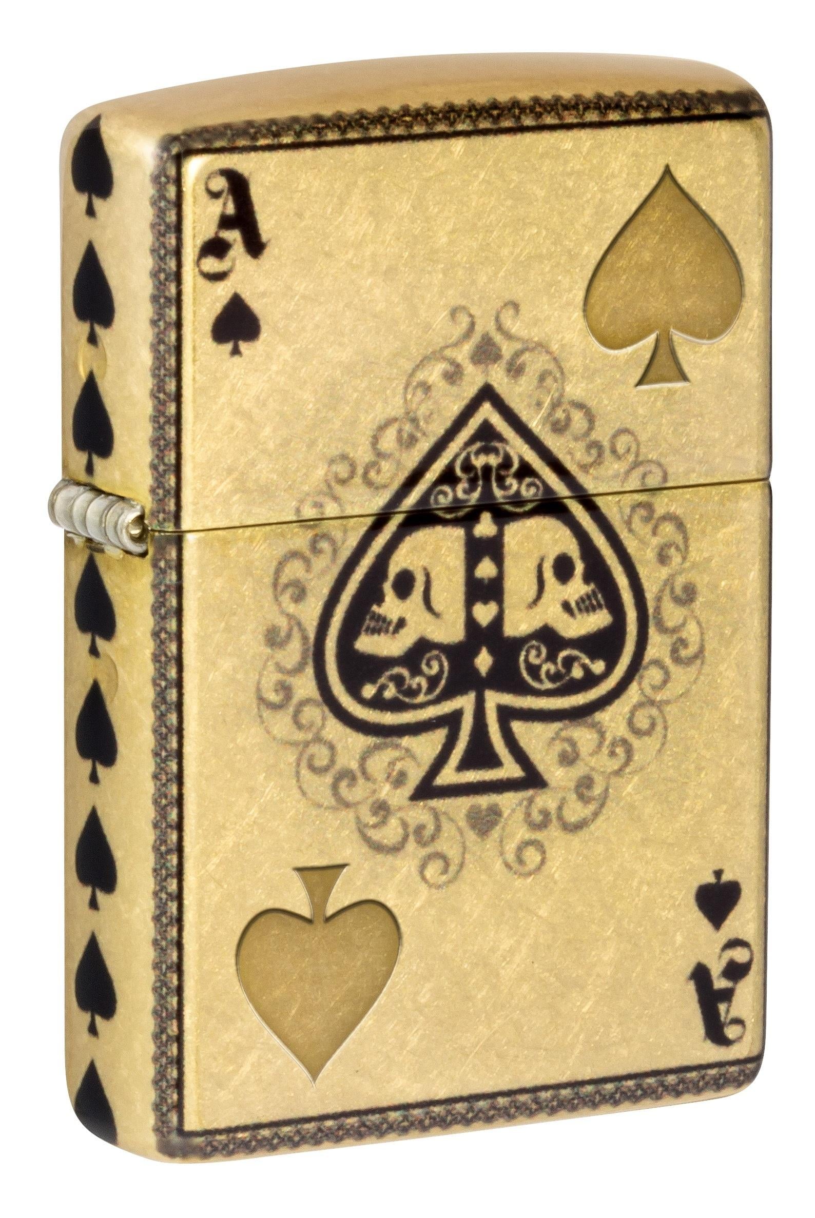 TR8507,Zippo Çakmak 48458 Ace Of Spades Design 46388-119795