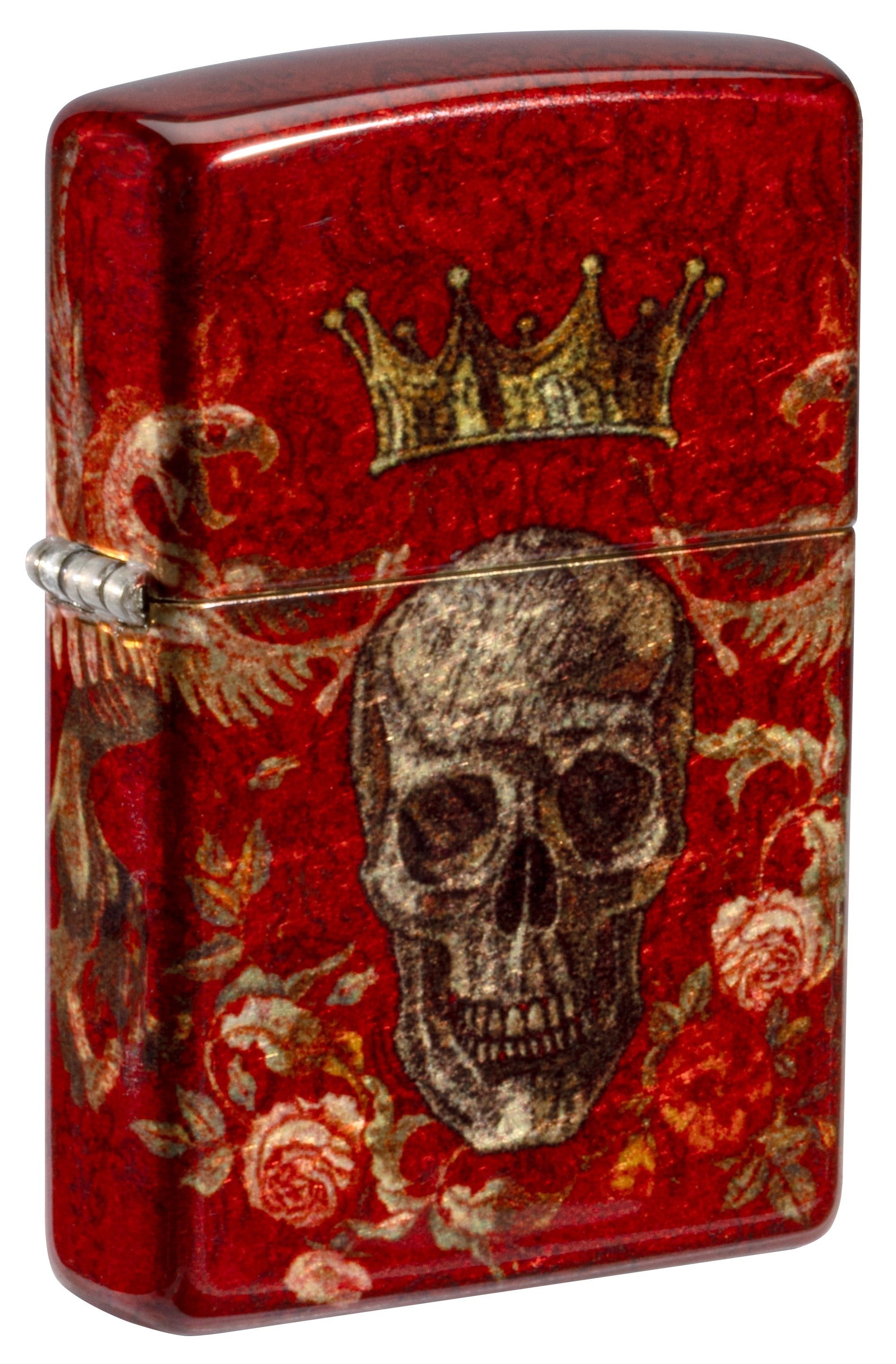 ZP1024,Zippo Çakmak 48458 King Skull Design 47132-128738