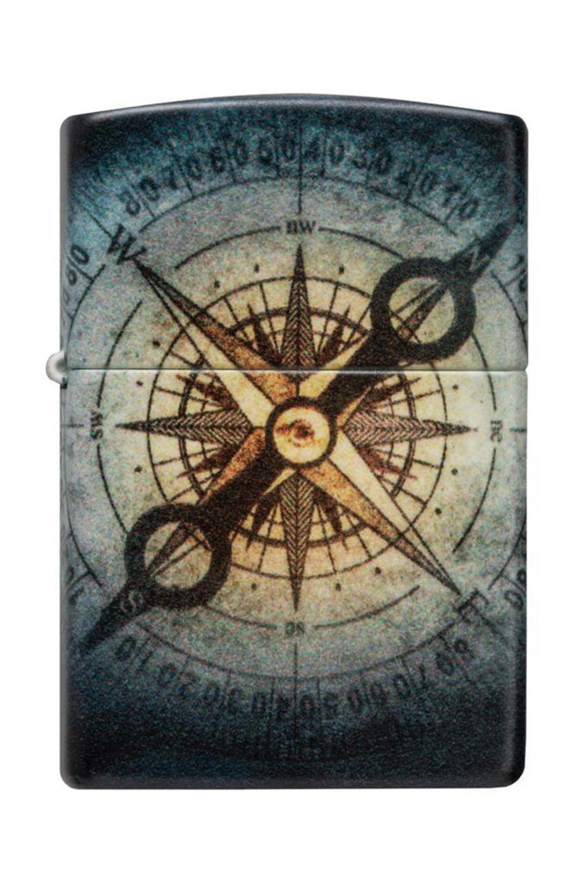 TR5437,Zippo Çakmak 48562-103344 49193 Compass Ghost Design