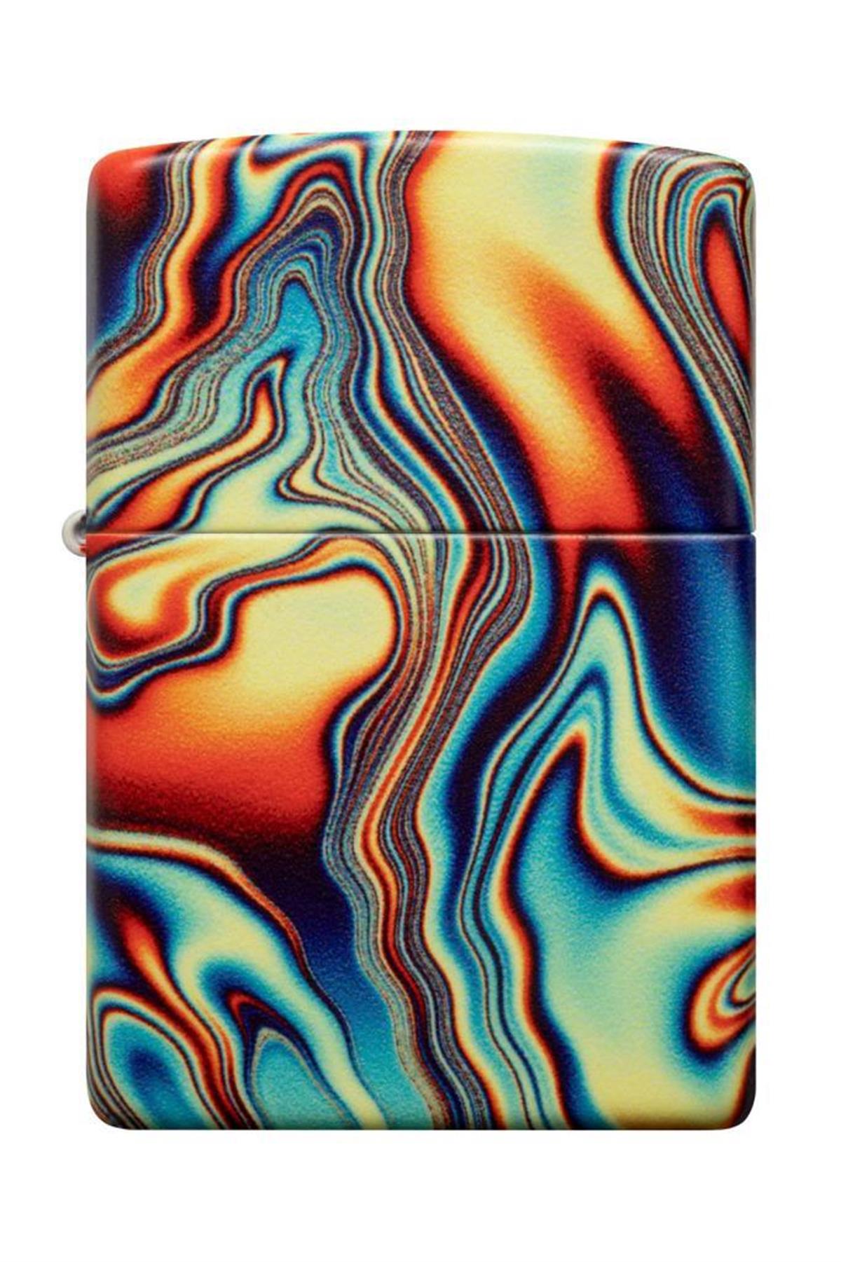 TR5380,Zippo Çakmak 48612-103369 49193 Colorful Swirl Pattern
