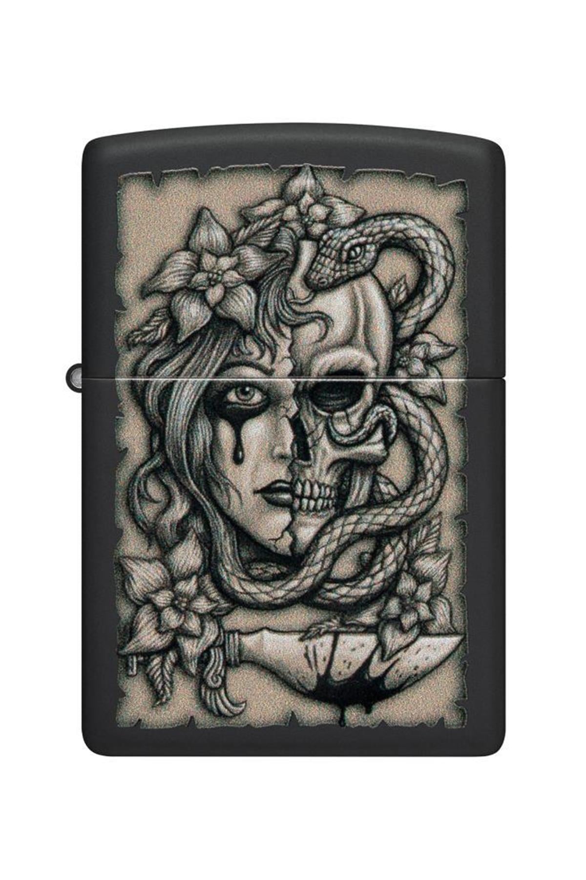 TR5446,Zippo Çakmak 48616-103657 218 Gory Tattoo Design
