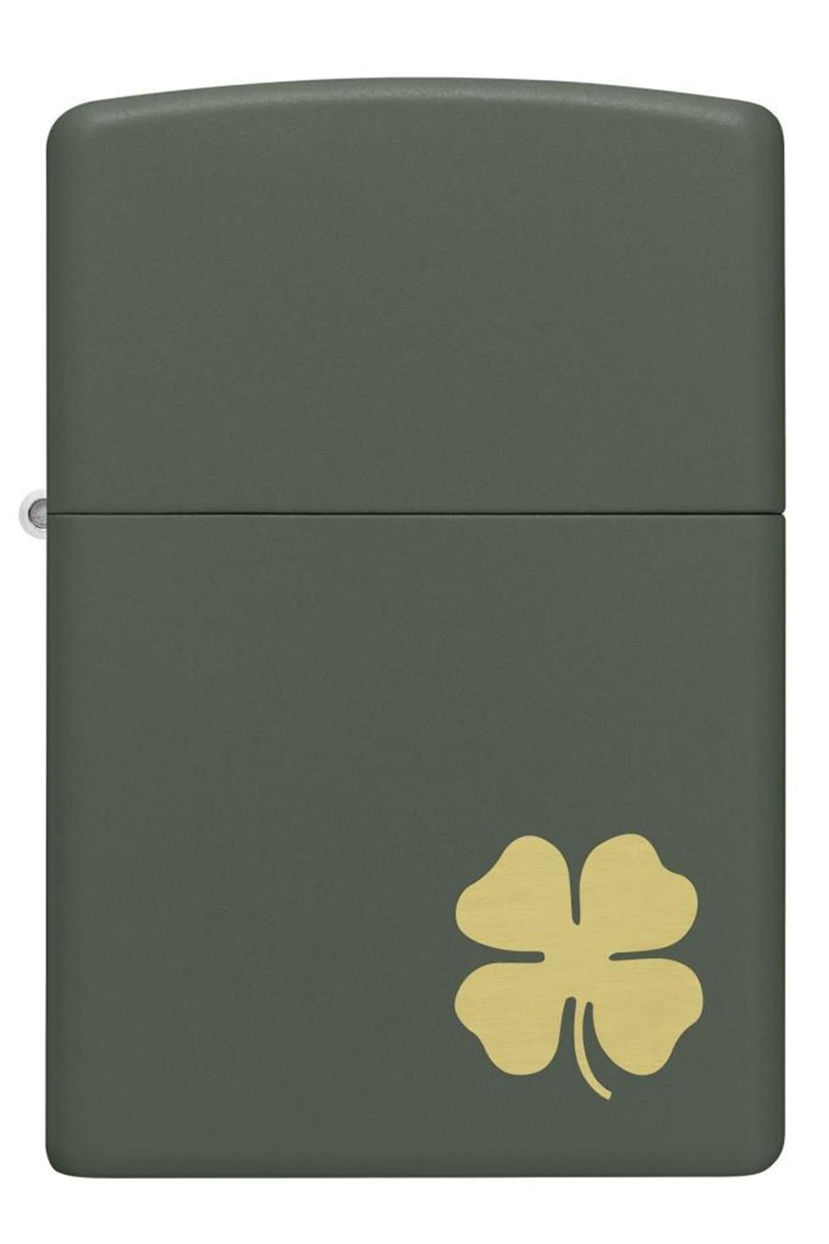 TR6306,Zippo Çakmak 49796-093918 221 Four Leaf Clover Design