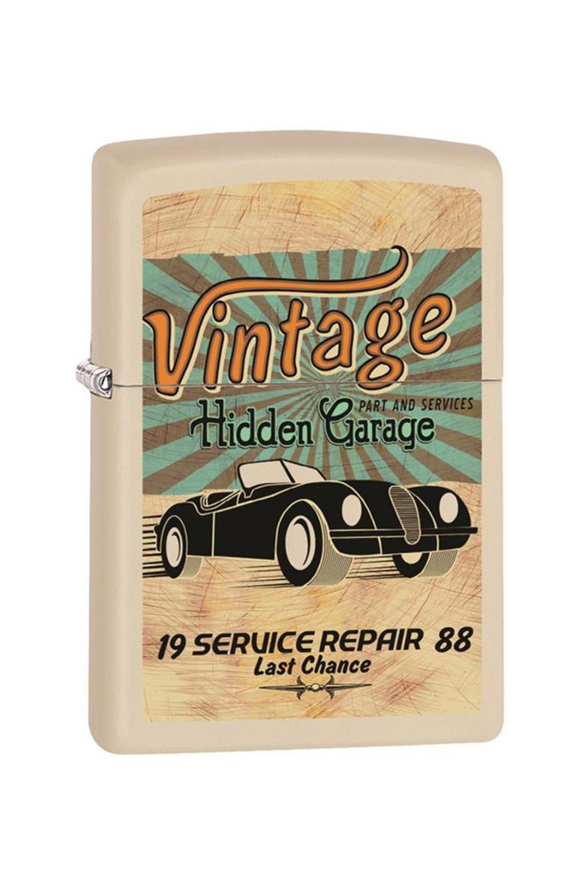TR5302,Zippo Çakmak 60003003 Vintage Hidden Garage