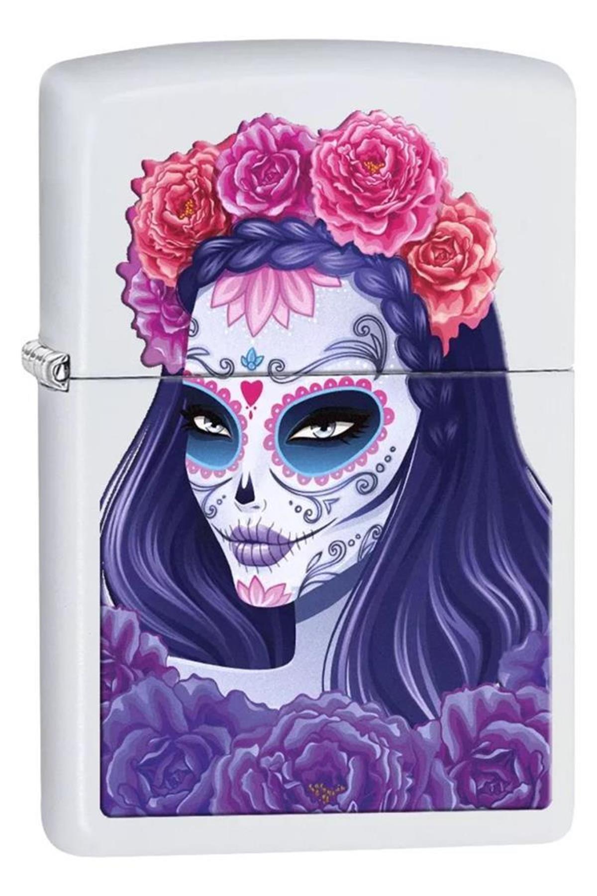 TR5660,Zippo Çakmak 78258 Sugar Skull Women
