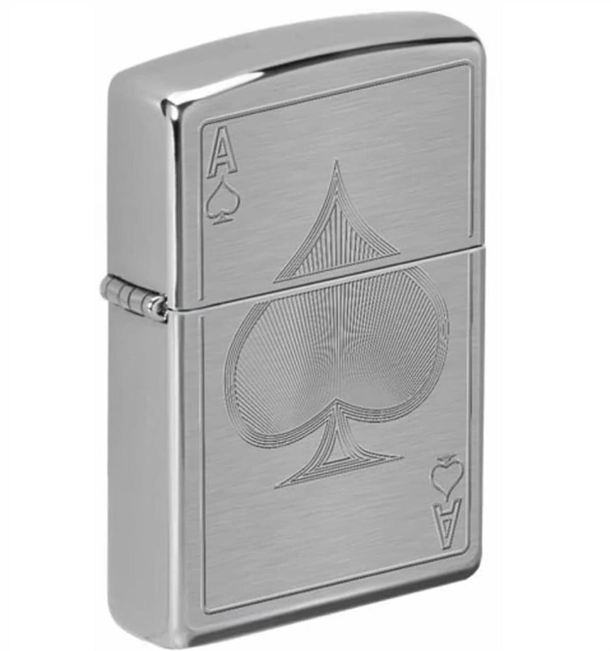TR2017,Zippo Çakmak Ace Of Spades Design 49418-084698