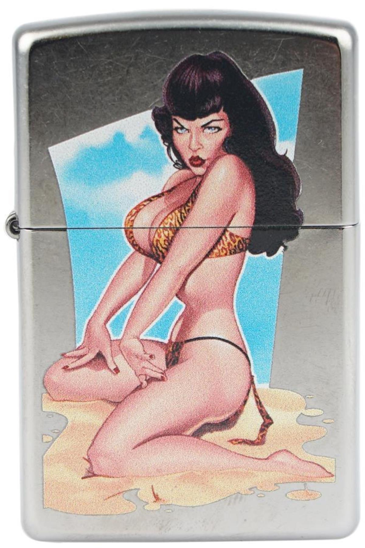 TR5669,Zippo Çakmak Beach Girl