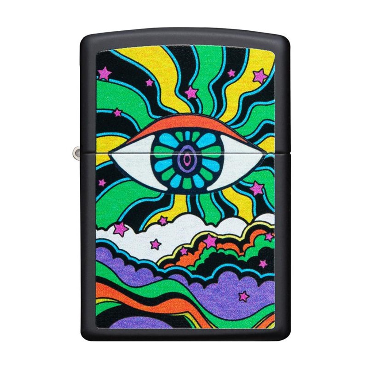TR3430,Zippo Çakmak Black Light Eye Design 49699-090580