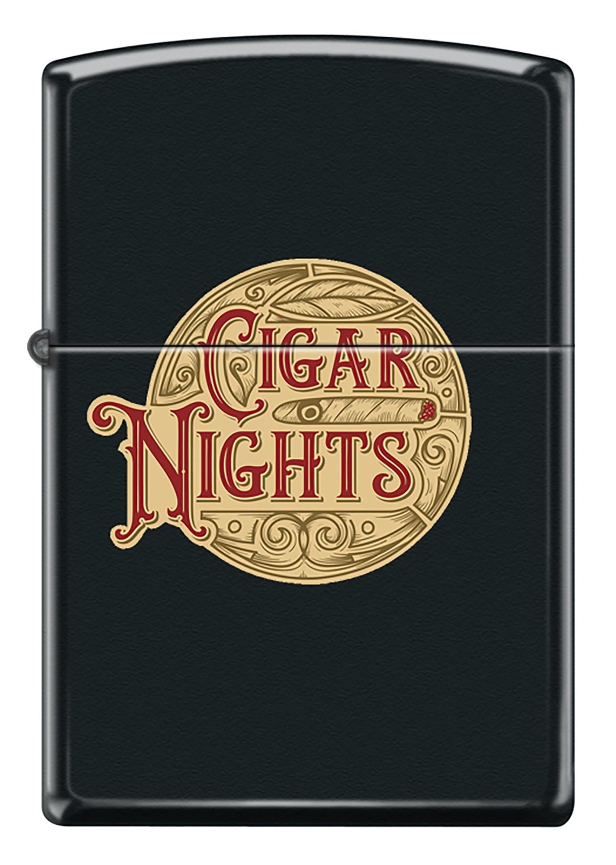 TR9433,Zippo Çakmak Cigar Nights Design 218-123679