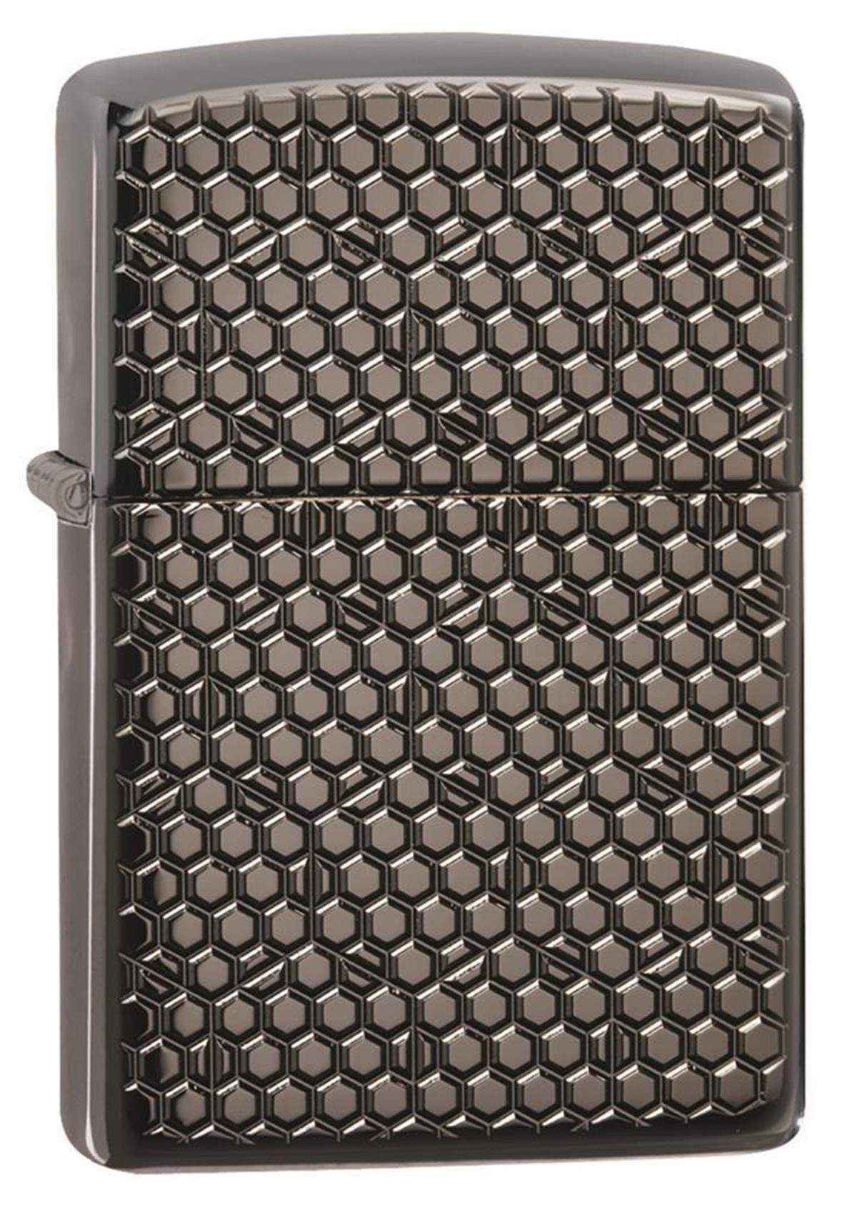 TR2162,Zippo Çakmak Hexagon Design Çakmak 49021-073186
