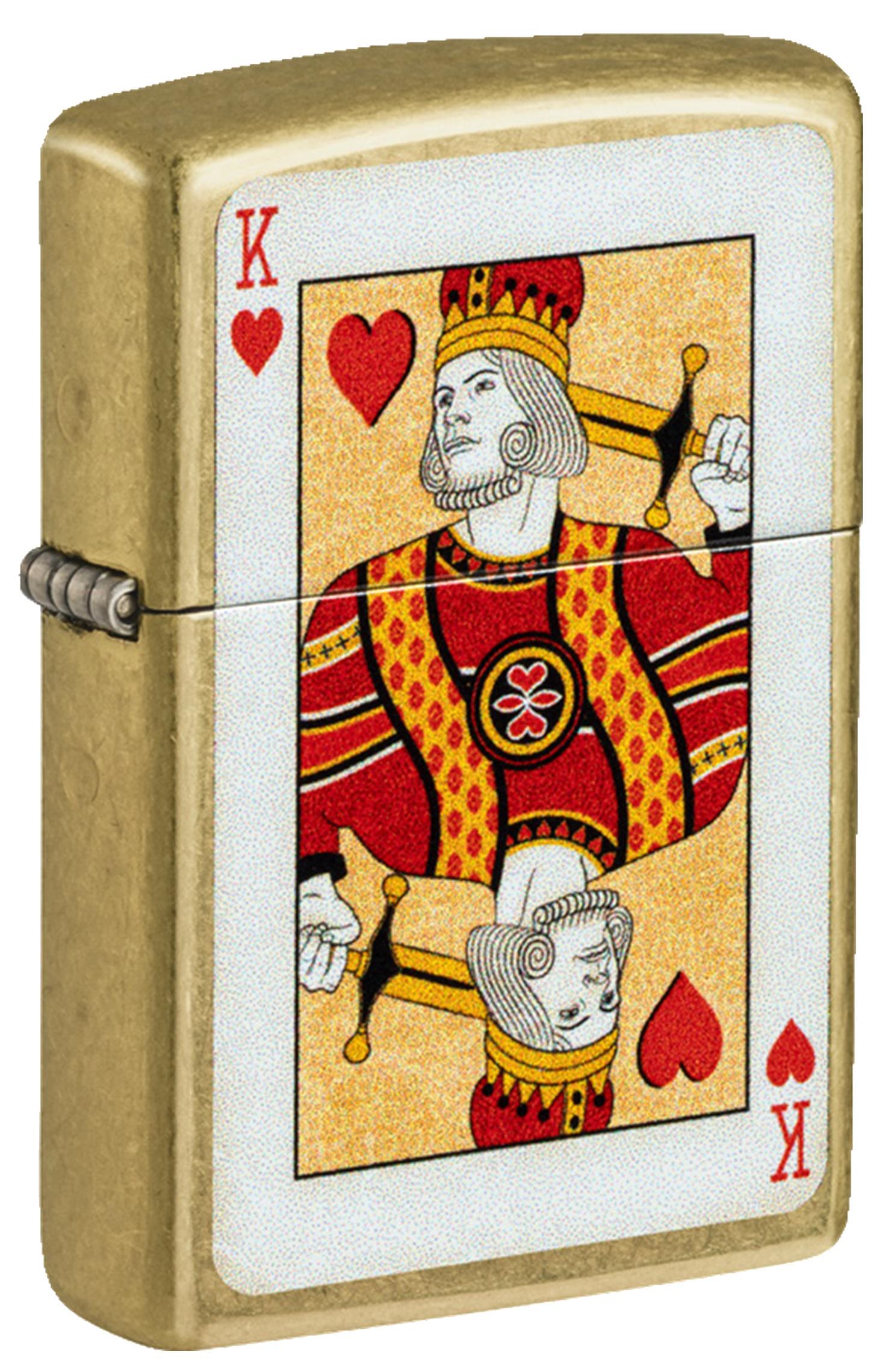 TR8899,Zippo Çakmak King Of Hearts Design 123396