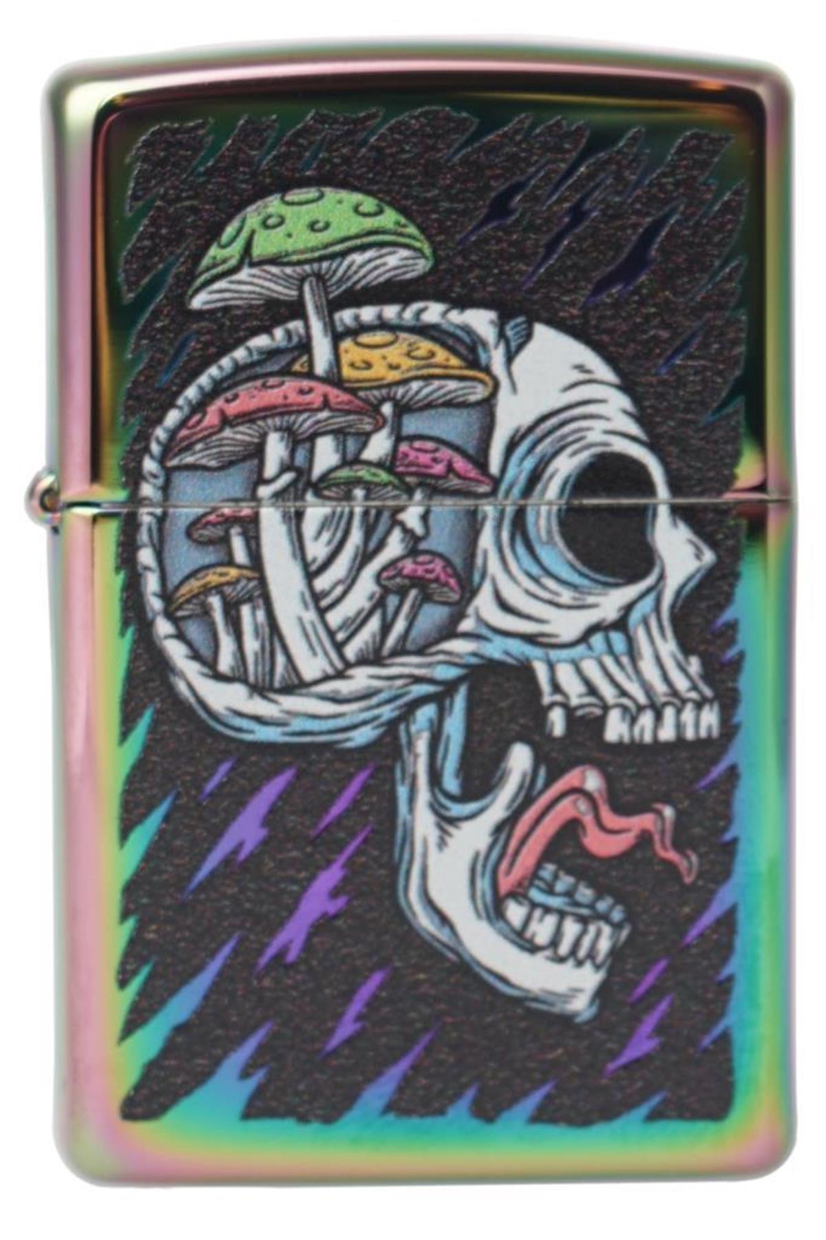 TR5715,Zippo Çakmak Mushroom Skull