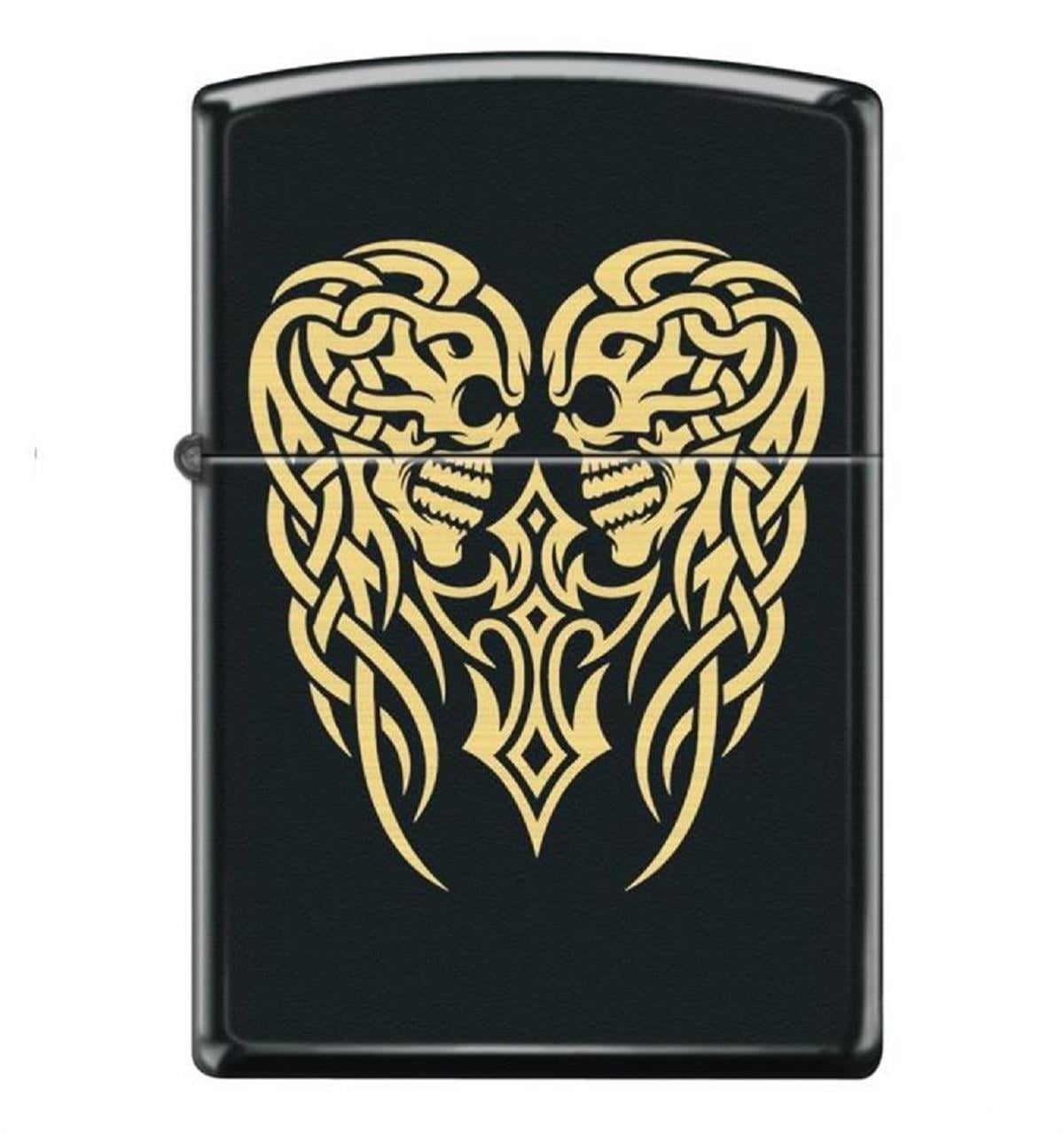 TR2900,Zippo Çakmak Ornate Skull Design 218 218-062515
