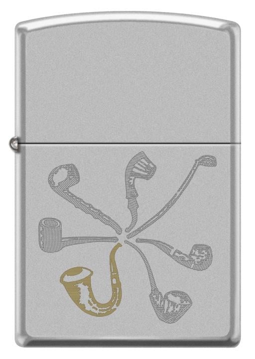 TR8135,Zippo Çakmak Pipe Collage Design 205-119471