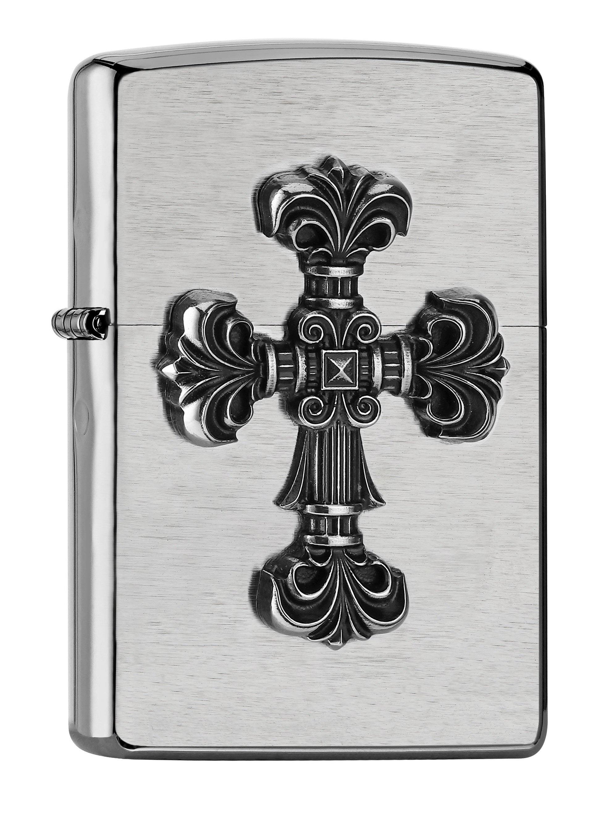 TR8529,Zippo Çakmak Pl 200 Kreuz - Emblem 3D 2006512