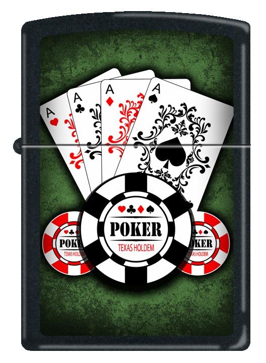 TR9363,Zippo Çakmak POKER ACES 218-062247