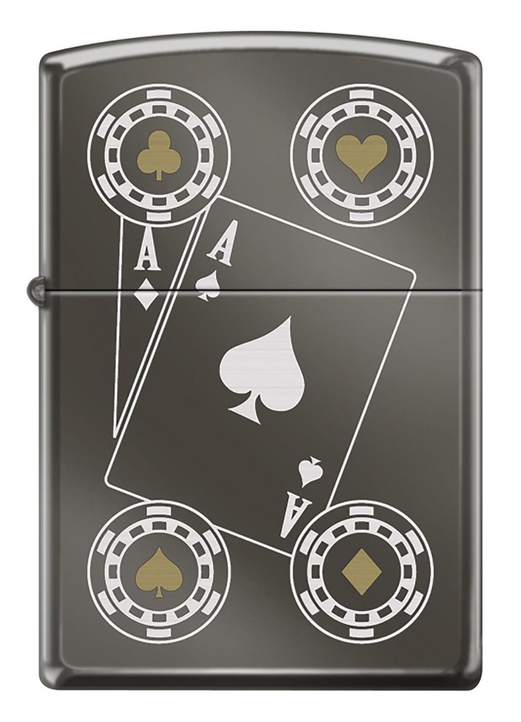 TR9390,Zippo Çakmak Poker Chips Design 150-115868