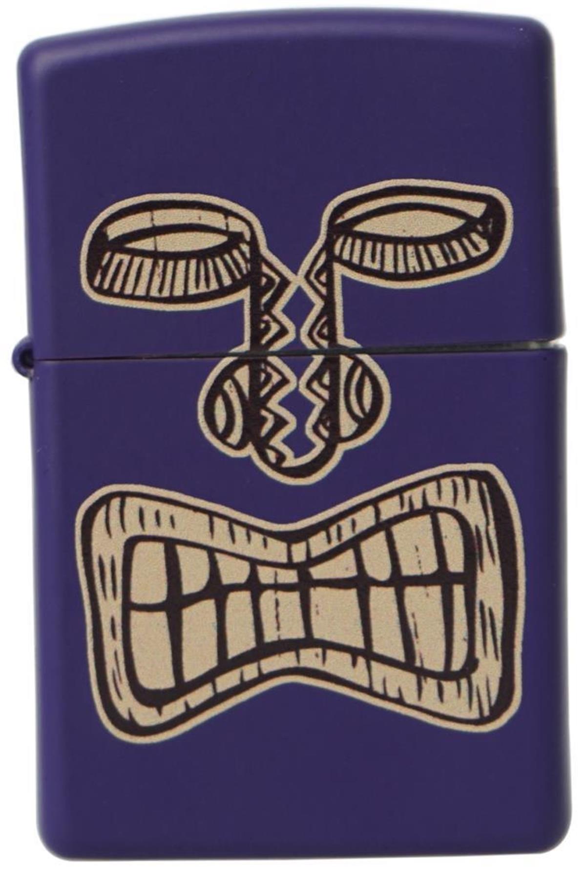 TR5724,Zippo Çakmak Purple Totem Face