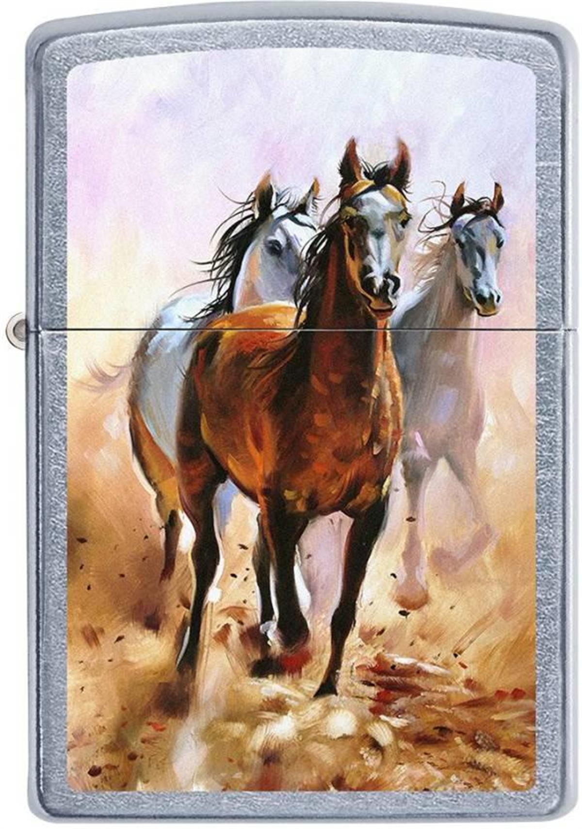 TR5714,Zippo Çakmak Running Stallions