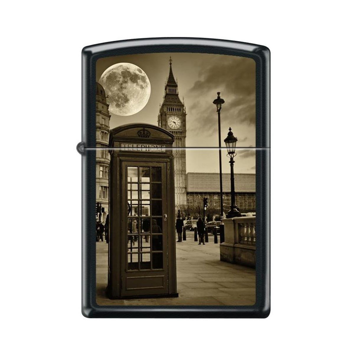 TR3988,Zippo Çakmak Sepia London Design 218-063331
