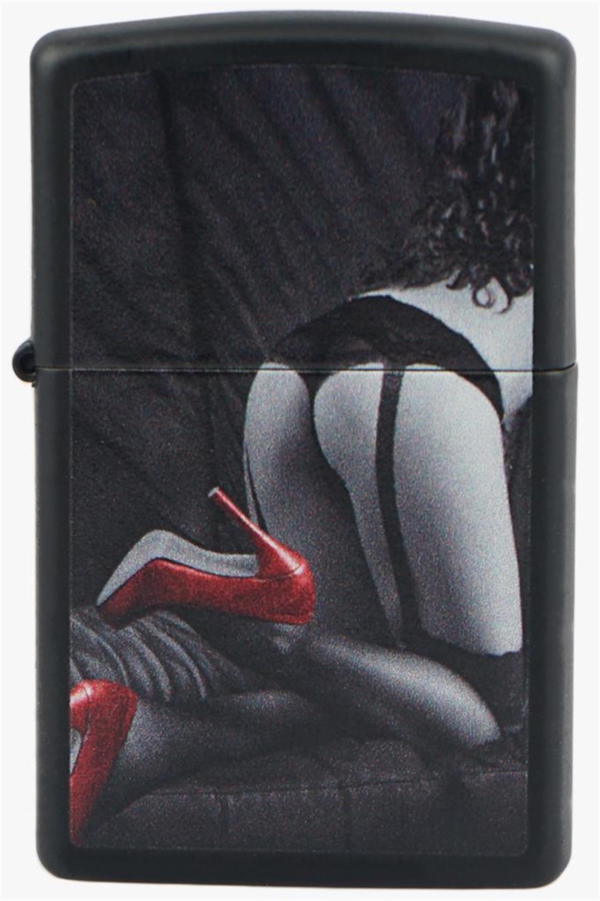 TR5728,Zippo Çakmak Sexy Pin Up Red Shoe Girl