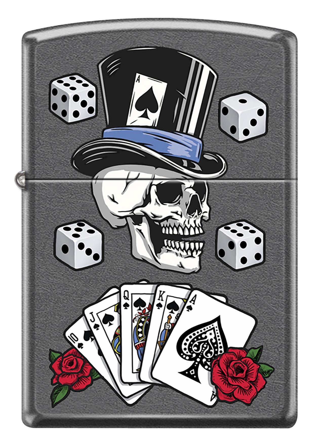 TR8889,Zippo Çakmak Vintage Gambling Design 28378-122219