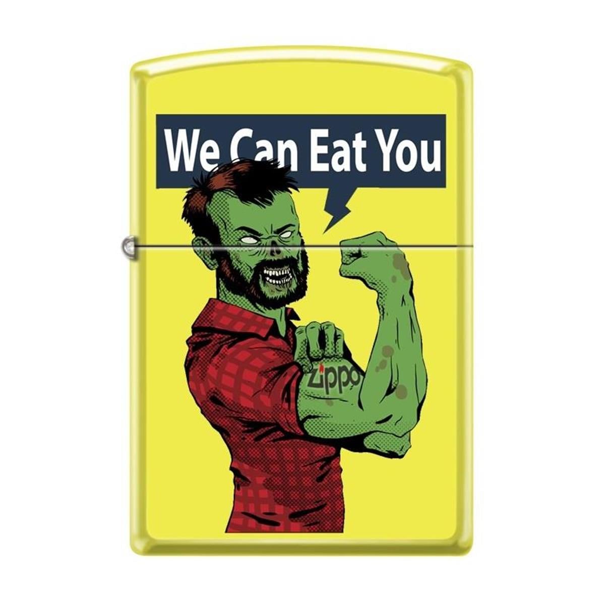 TR3112,Zippo Çakmak We Can Eat You Design 28887-062251