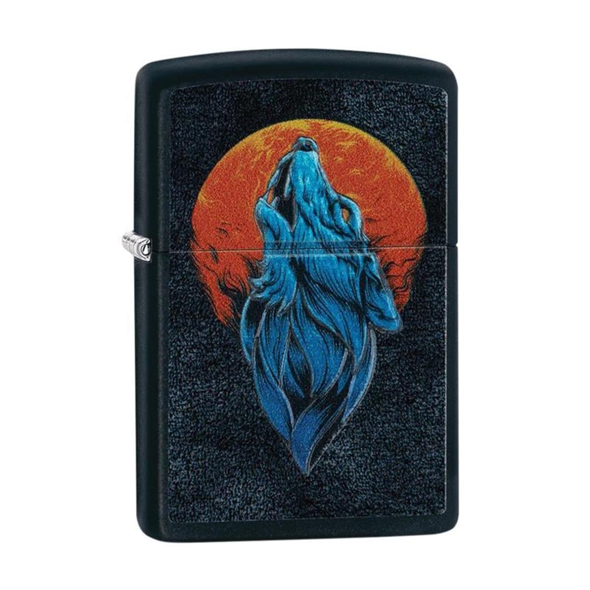 TR3440,Zippo Çakmak Wolf And Moon Design 218-087305