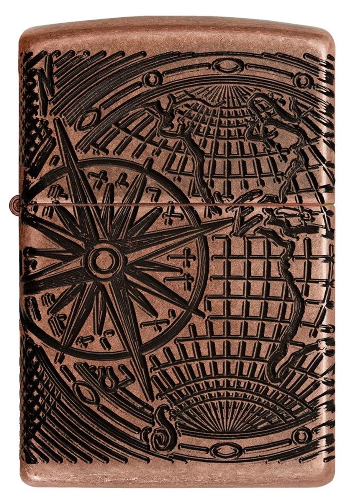 TR2096,Zippo Çakmak World Map Design 29853-069135