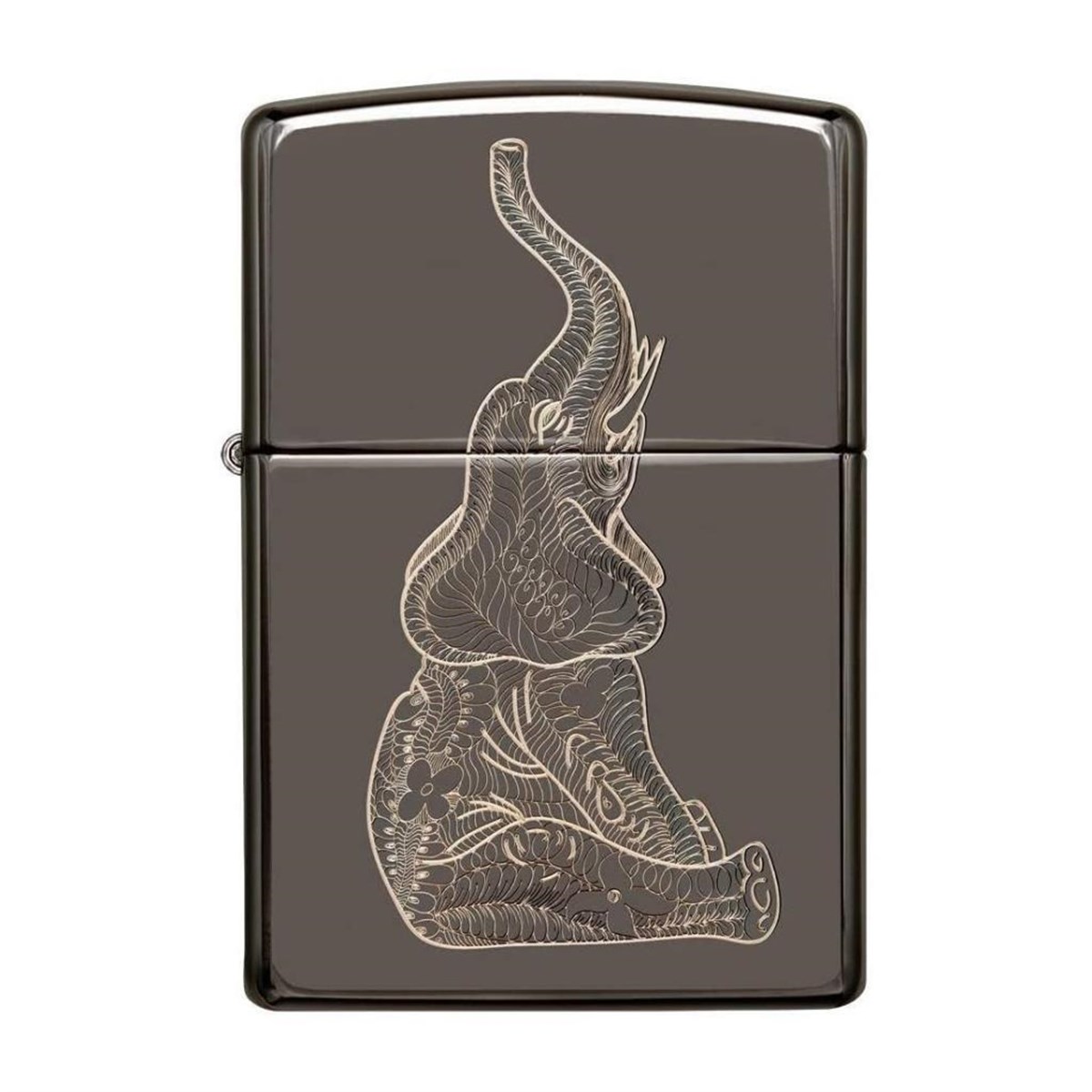 TR3383,Zippo Çakmak Zentangle Elephant Design 150