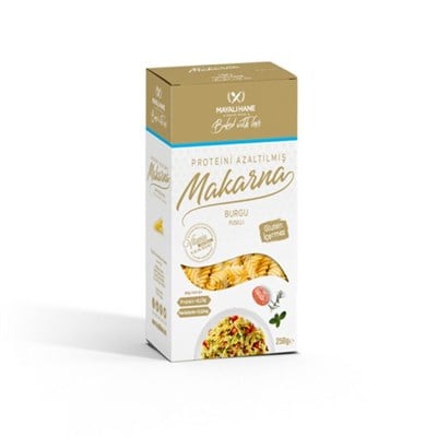 Mayalı Hane Düşük Proteinli Burgu Makarna 250 gr