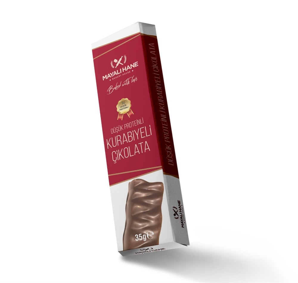 Mayalı Hane Düşük Proteinli Kurabiyeli Çikolata 35 gr