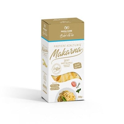 Mayalı Hane Düşük Proteinli Prebiyotik Lif Katkılı Şerit Makarna 250 gr