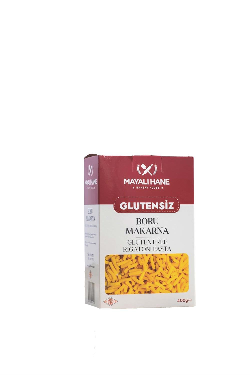 Mayalı Hane Glutensiz Boru Makarna 400 GR