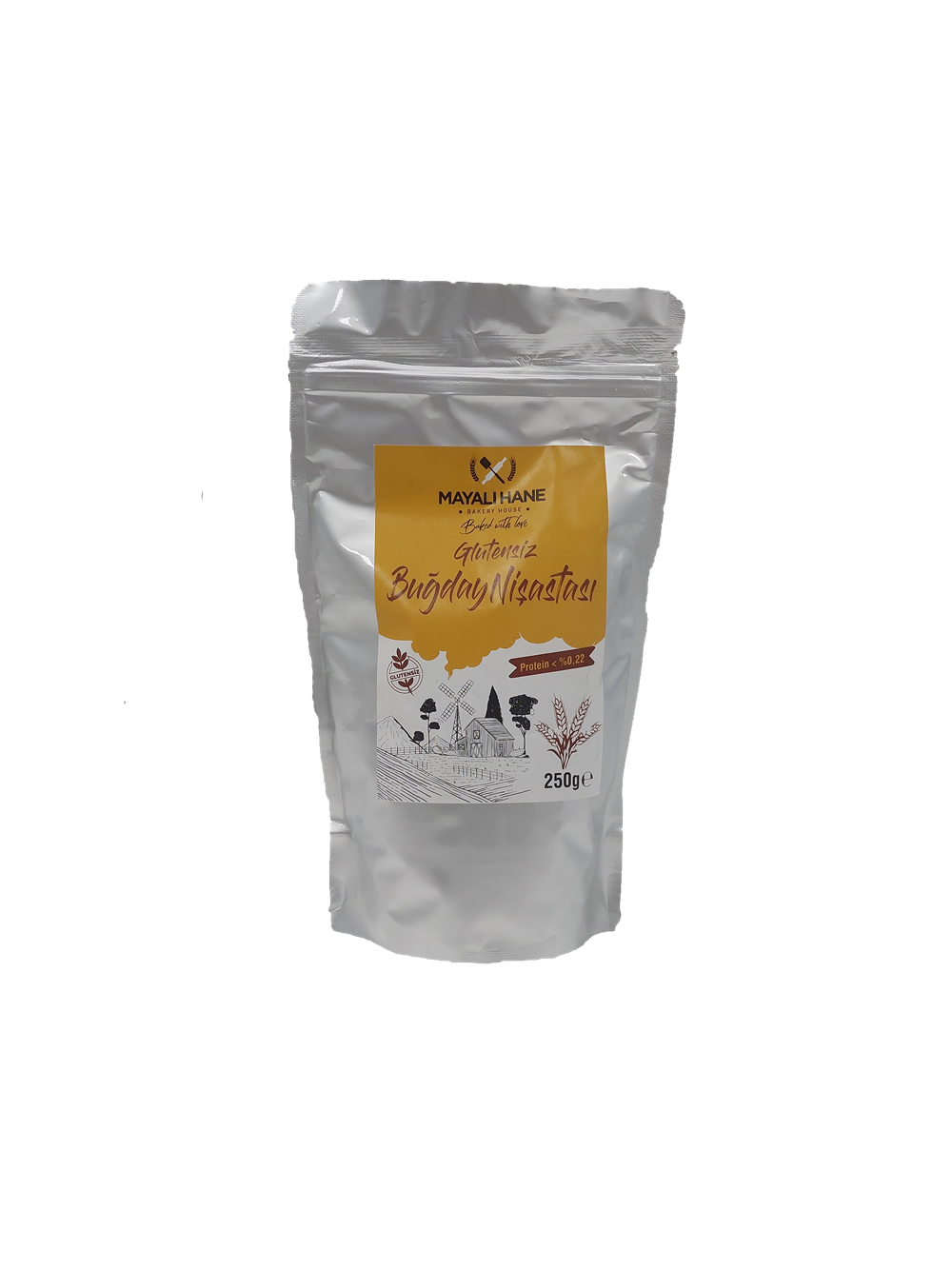 Mayalı hane Glutensiz Buğday Nişastası 250 g