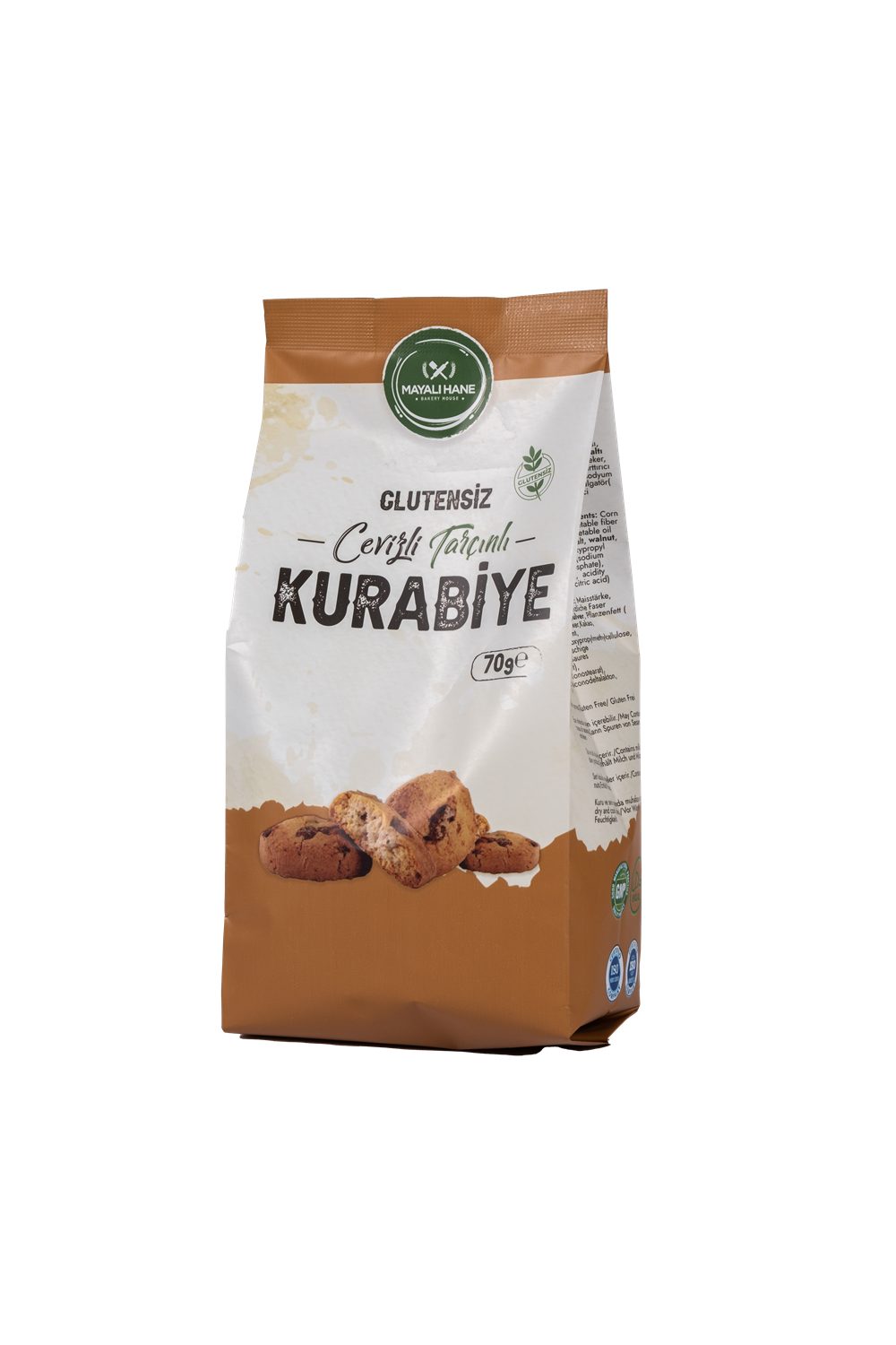 Mayalı Hane Glutensiz Cevizli Tarçınlı Kurabiye 70 gr