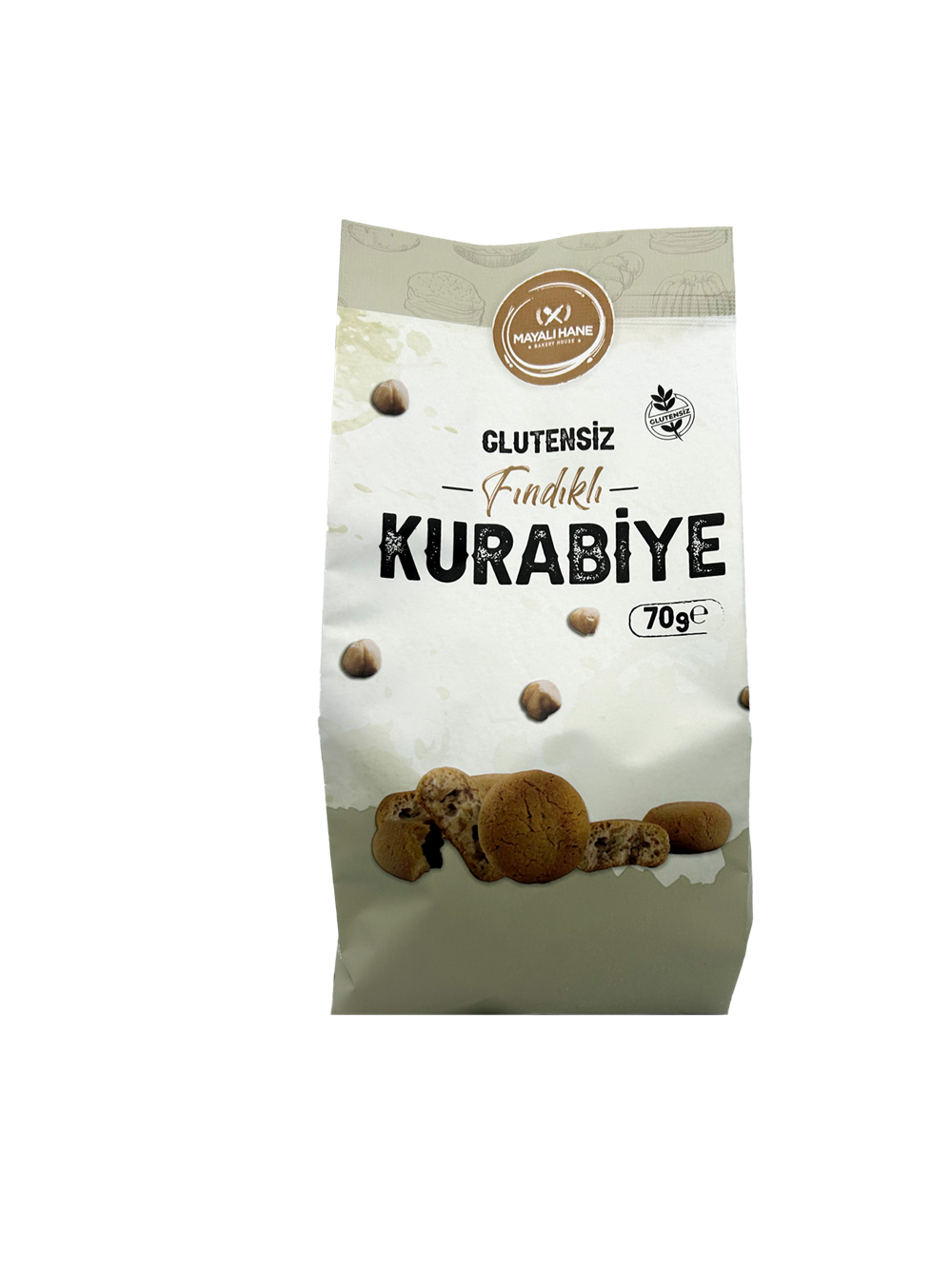 Mayalı Hane Glutensiz Fındıklı Kurabiye 70 gr
